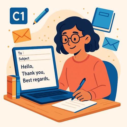 ایمیل نوشتن به انگلیسی سطح C1